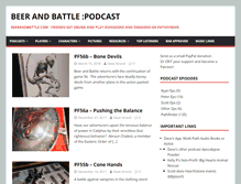 Tablet Screenshot of beerandbattle.com